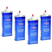 Los mejores  - Juego de 4 encendedores de gasolina tipo Zippo Silver Match